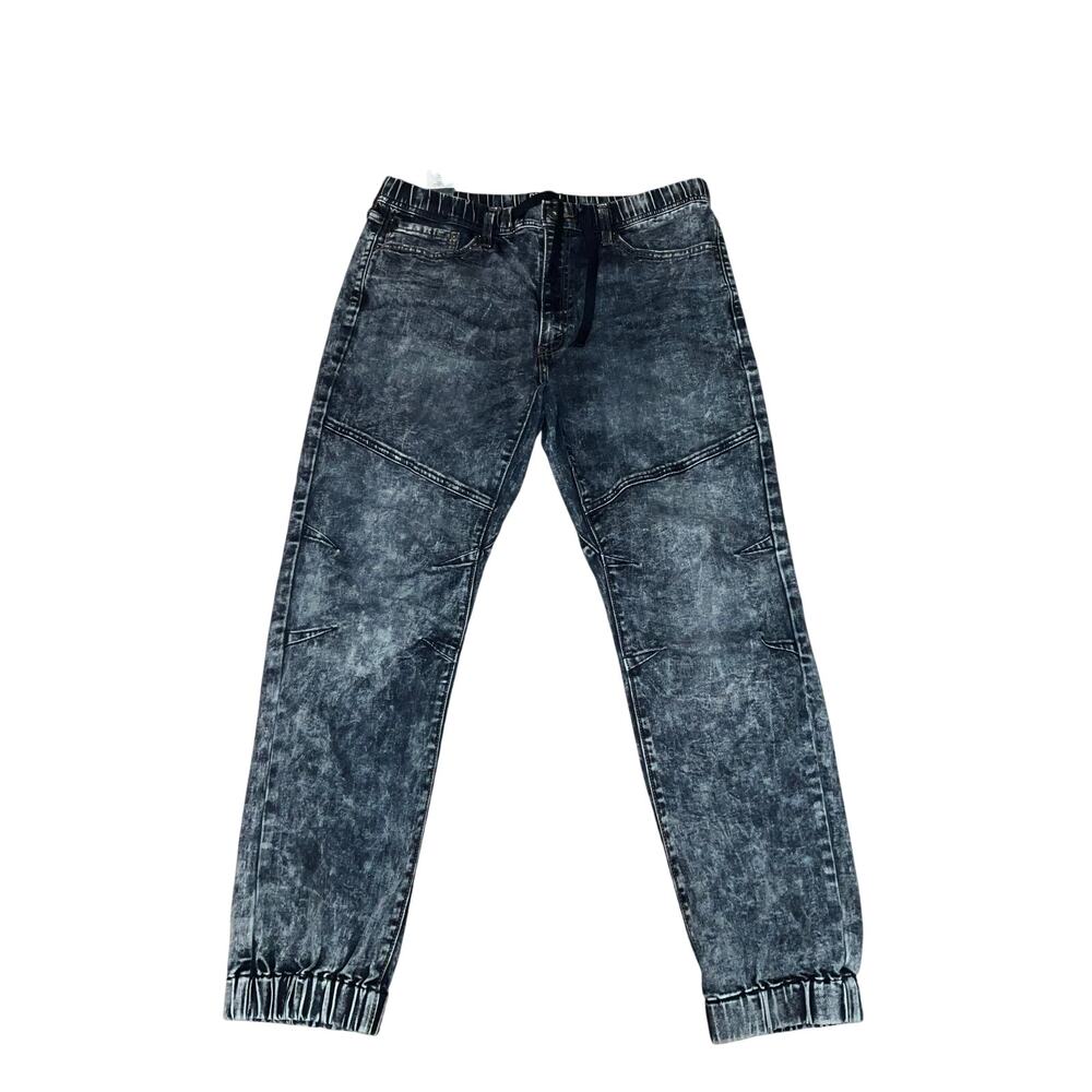 Denizen Levi’s Crop Denim Lab Stone Wash Jogger Jeans Size 36 waist